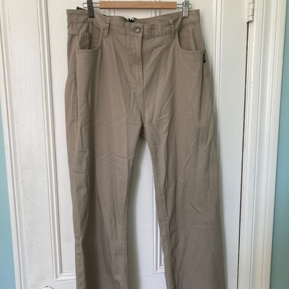 Silver Jeans Ashley Khaki Chino Wide Leg Pants NWT - Picture 1 of 4